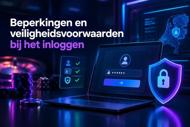 Beperkingen en veiligheidsvoorwaarden bij het inloggen