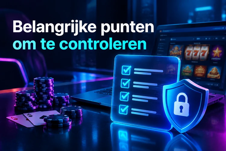Belangrijke punten om te controleren